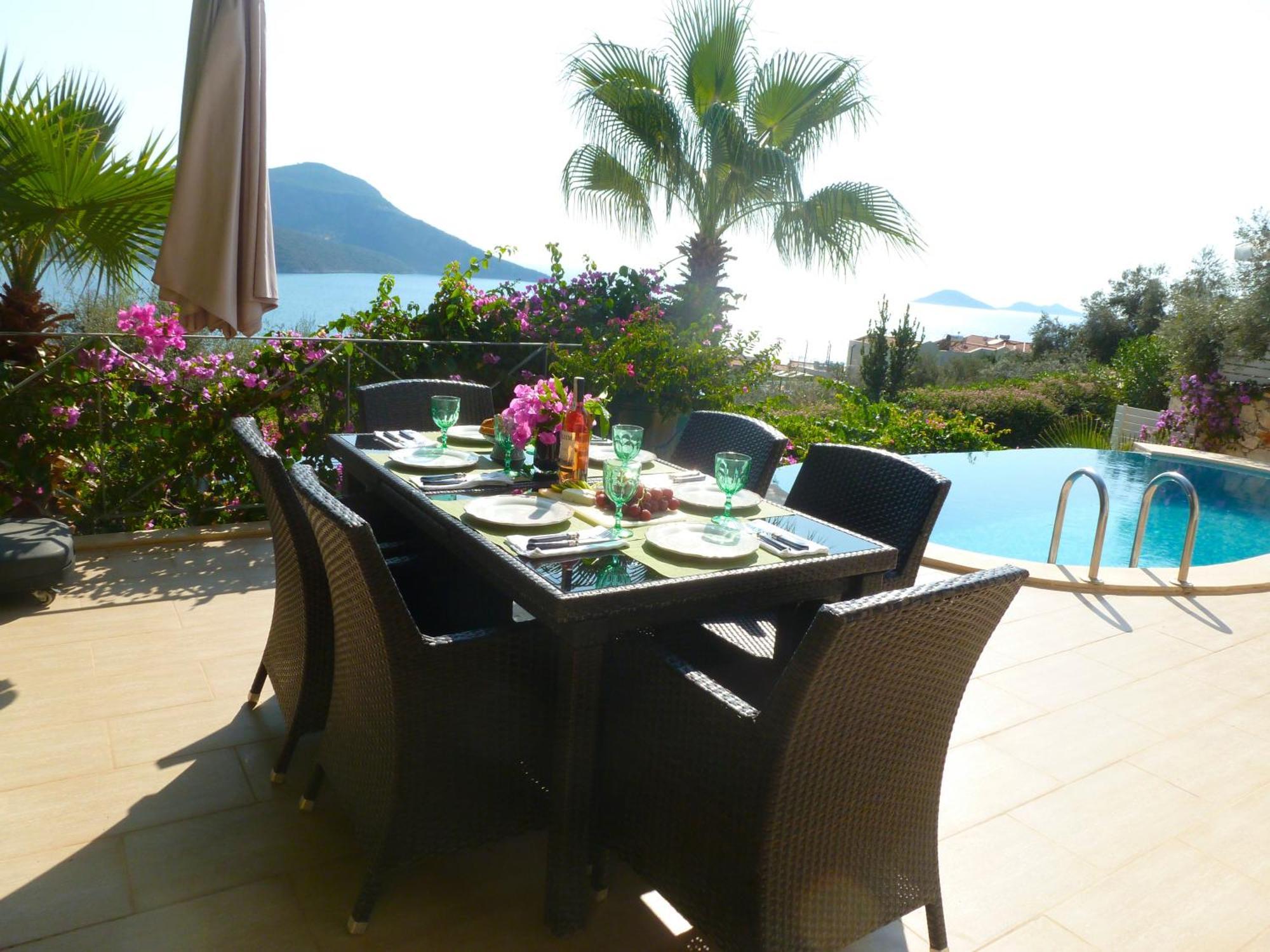 Stunning Seaviews Villa Kalkan Buitenkant foto